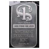 1OZ .999 SILVER BAR