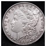 1898 MORGAN DOLLAR AU