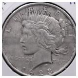 1923 PEACE DOLLAR XF