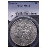 1902 O PCGS MS64 MORGAN DOLLAR