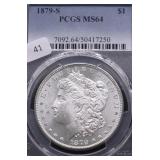 1879 S PCGS MS64 MORGAN DOLLAR