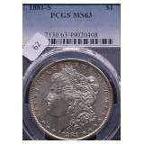 1881 S PCGS MS63 MORGAN DOLLAR