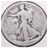 1918 D WALKING HALF DOLLAR AG