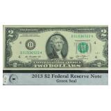 GEM BU 2 $ FEDERAL RESERVE NOTE