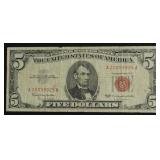 5 DOLLAR RED SEAL VF