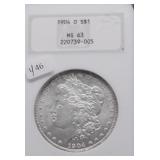 1904 O NGC MS63 MORGAN DOLLAR