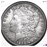 1896 CHOICE BU MORGAN DOLLAR