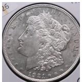 1921 CHOICE BU MORGAN DOLLAR