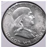 1960 CHOICE BU FRANKLIN HALF DOLLAR