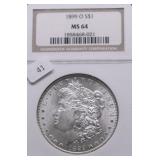 1899 O NGC MS64 MORGAN DOLLAR