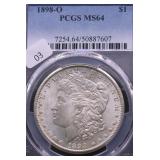 1898 O PCGS MS64 MORGAN DOLLAR