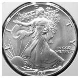 1987 SILVER EAGLE GEM