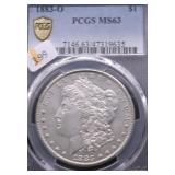 1883 O PCGS MS63 MORGAN DOLLAR