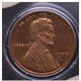 1975 S PROOF CAMEO LINCOLN CENT