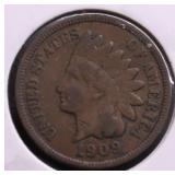 1909 INDIAN HEAD CENT VG