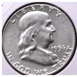 1956 CHOICE BU FRANKLIN HALF DOLLAR