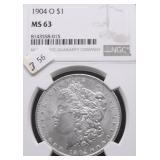 1904 O NGC MS63 MORGAN DOLLAR