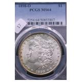 1898 O PCGS MS64 MORGAN DOLLAR