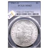 1902 O PCGS MS63 MORGAN DOLLAR