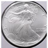 1995 SILVER EAGLE GEM