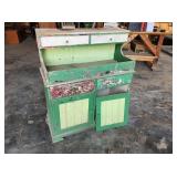 Painted Pine Dry Sink Cabinet