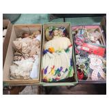 Assorted Dolls & Decor