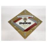 Duke Beer Glass Pam Clock Face