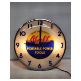 Mall Power Tools Telechron Advertising Clock