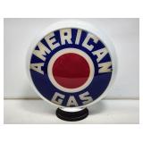 American Gasoline 13.5" Single Gas Pump Globe