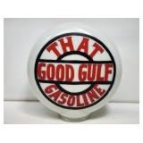 Good Gulf Gasoline 1 Piece Gas Pump Globe