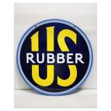 24" US Rubber DSP Round Sign