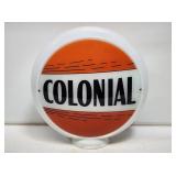 Colonial Gasoline 13.5" Complete Gas Pump Globe