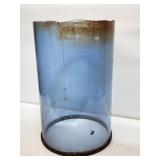 Original 10 Gallon Blue Tinted Gas Pump Cylinder