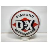 Diamond D-X Motor Fuel 13.5" Complete Gas Globe