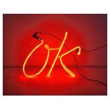 Original Chevrolet OK Used Cars Neon Sign