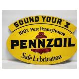 NOS 1968 Pennzoil Motor Oil Diecut Sign