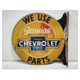 Chevrolet Genuine Parts Flange Sign