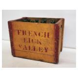 French Lick Valley Wooden Crate With Bottles