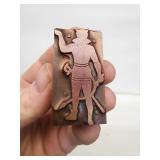 French Lick Copper Print Block