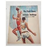 1968 Paoli vs Orleans Basketball Program