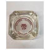 Weaver Motors French Lick Glass Ash Tray