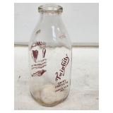 Twin City Dairy 1 Quart Milk Bottle