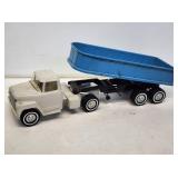 Ertl Toy Semi With Dump Trailer