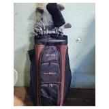 Golf Clubs with Taylor Made Golf Bag