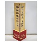 Coca-Cola Triangle Plastic Thermometer