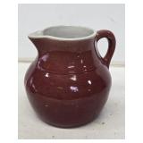 Uhl Pottery Red Stoneware Pitcher