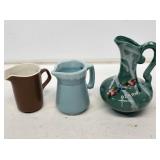 3 Pieces of Art Pottery