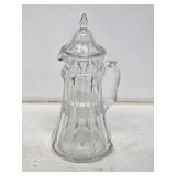 Heavy Glass Water Pitcher