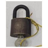 Chicago Bridge and Iron Works Brass Padlock