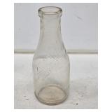 P.D Cosmos Co. 1 Quart Glass Milk Bottle